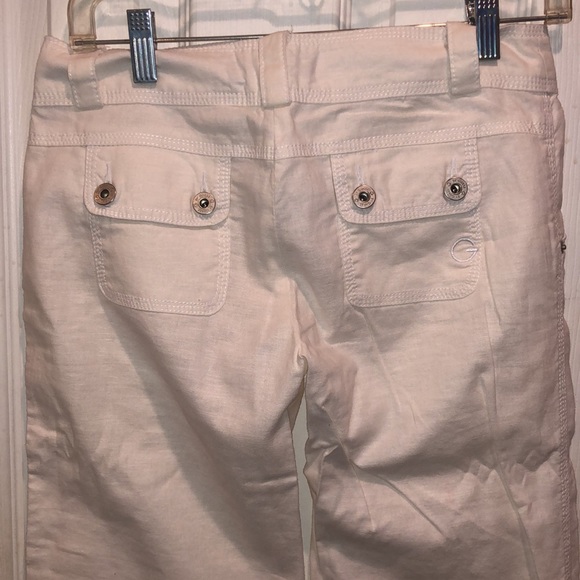 White Linen Pants - Picture 6 of 7